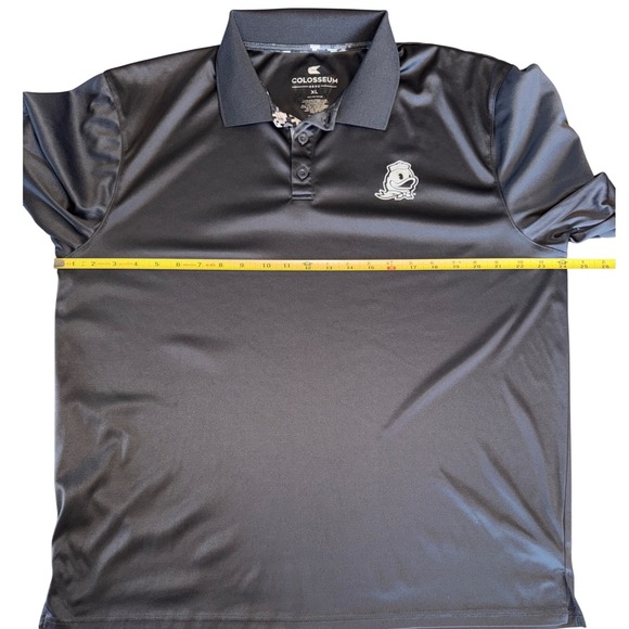 Colosseum Mens Oregon Ducks Polo Shirt XL Gray OHT USA Flag Golf Athletic - Picture 8 of 8